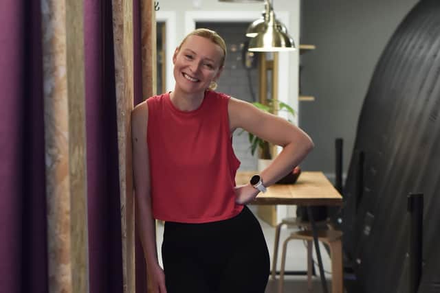 Studio owner, Stacey