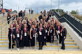 Members of the  Pop Voices choir at the opening ceremony of the Birmingham 2022 Commonwealth Games. Picture submitted.