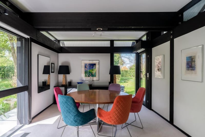 The dining area.