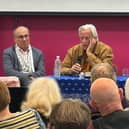 Professor Nick Maynard, Michael Mansfield KC and Tayab Ali at the first Pathways to Peace meeting