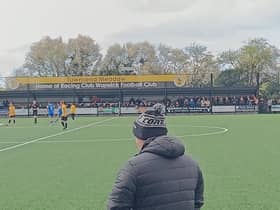 Warwick Manager Scott Easterlow oversees the big Bank Holiday clash v Walsall Wood.