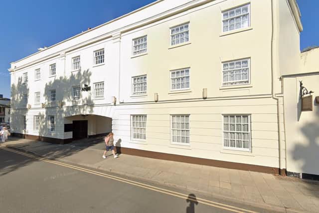 The Angel Hotel in Regent Street in Leamington. Photo by Google