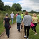 A wellbeing walk. Picture supplied.