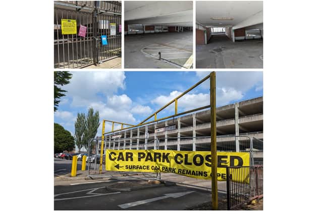 Photos of the Covent Garden multi-storey car park in Leamington.