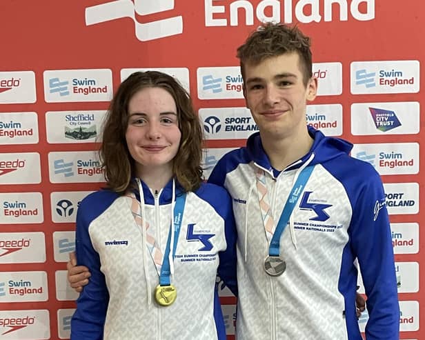Annabel Crees and Charlie Rounce. Photo courtesy of LSASC