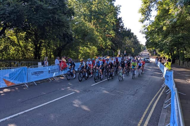 The Women's Cycling Road Race in Warwick for the Birmingham Commonwealth Games 2022.