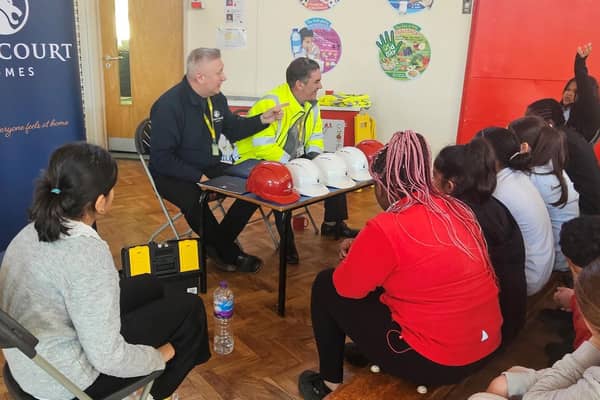 Lioncourt Homes also delivered a session for pupils at Little Heath Primary School.