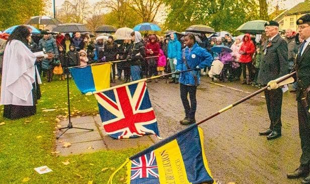 Sloping the colours for the last post.