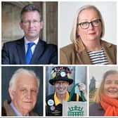 Candidates for Kenilworth and Southam (from top left, going clockwise): Jeremy Wright (Conservatives), Cat Price (Labour), Jenny Wilkinson (Lib Dem), Jacqui Harris (Reform UK), Alix Dearing (Green), Nick Blunderbuss Green (The Official Monster Raving Loony Party) and Paul De'ath (UKIP).