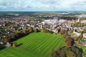 A view of Rugby town centre. Picture: Barrie Lambert.