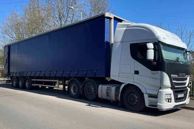 An HGV that seems to have been abandoned in Rugby for many months has now been seized by police.