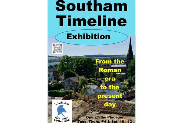 Southam Heritage Collection is holding its free exhibition called ‘Southam Timeline’ in Tithe Place. Photo supplied