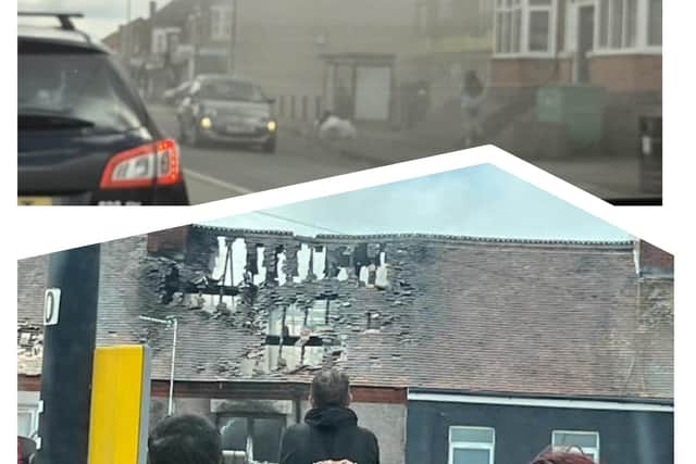 Residents evacuated and emergency crews at scene of house fire in ...