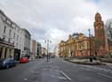 The Parade and Leamington Town Hall in Leamington town centre.