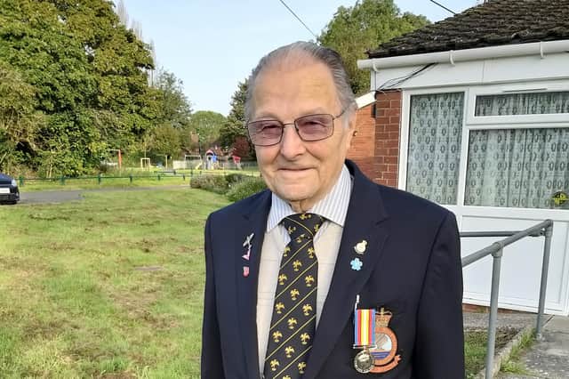 Ray Edkins has received his Nuclear Test Medal after surviving atomic tests back in the 1950s
