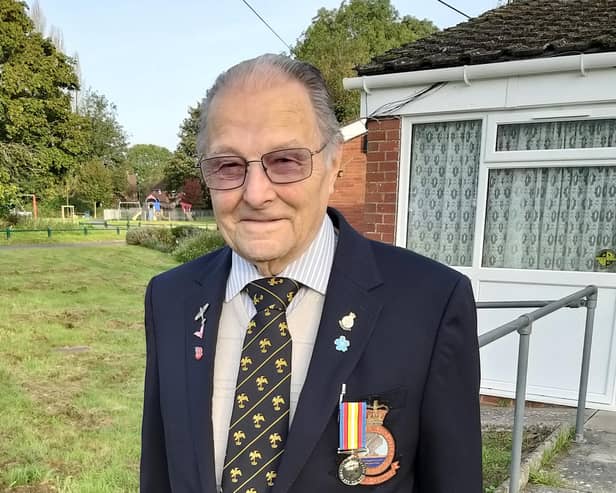 Ray Edkins has received his Nuclear Test Medal after surviving atomic tests back in the 1950s