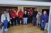 Former foster carer Norma Wilson, with support from Warwickshire County Council’s Children and Families service, local charity Evelyn’s Gift and other community and voluntary groups,  prepared more than 230 hampers. Photo supplied by Warwickshire County Council