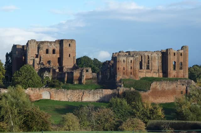 Kenilworth Castle seen from the North West – a possible location where the boy Shakespeare may have witnessed the Princely Pleasure in 1575
