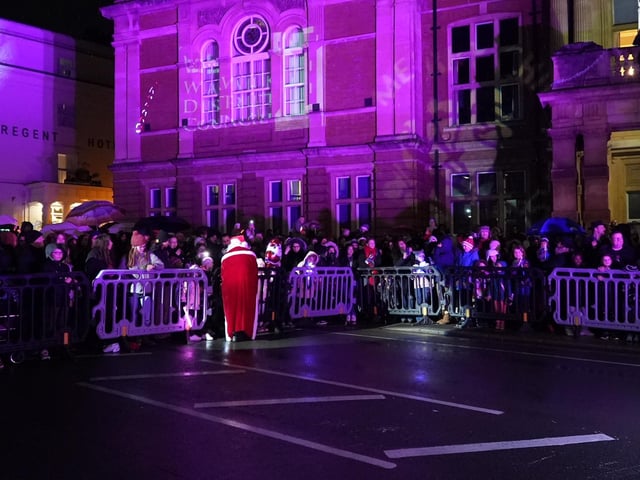 Photo from The Leamington Christmas Lights Switch-on 2024.