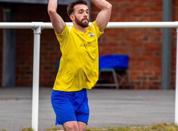 Ryan Harris opened the scoring on Saturday. Photo by Marie Price.