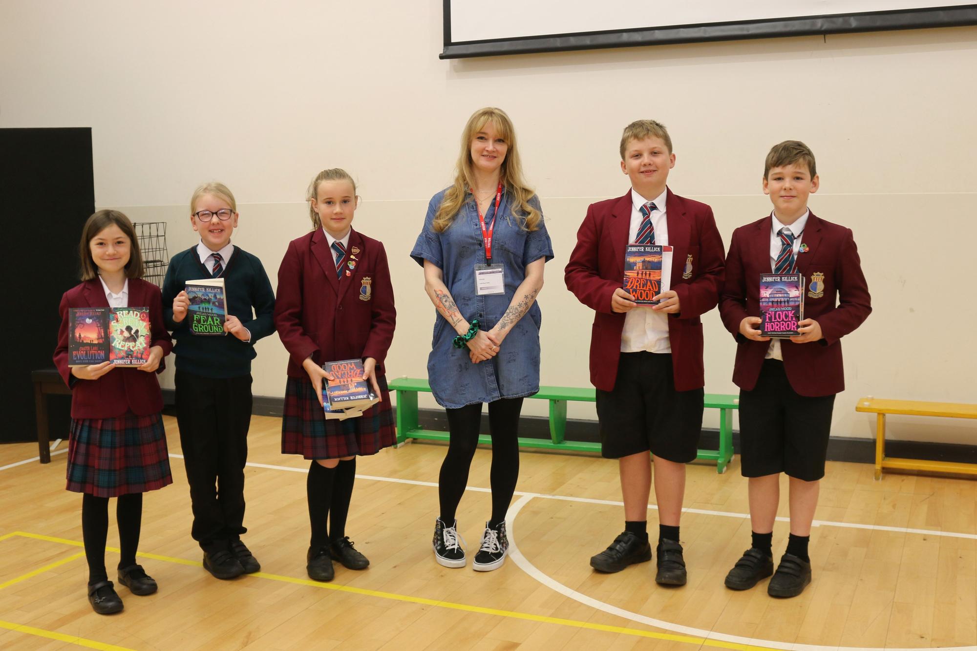 Children’s author Jennifer Killick visits Crackley Hall School