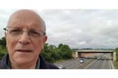 Cllr Richard Dickson with the A46 Bridge near Kenilworth in the background. Photo supplied.