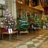 The Christmas Tree Festival will be returning to St Mary's Church in Warwick. Photo shows some of the trees from the festival in 2022. Photo by Mike Baker