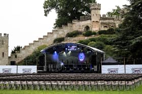 13 stars of British comedy, including Simon Amstell, Rory Bremner, and Nina Conti, will take to the stage in front of the iconic building for the second annual Comedy at the Castle. Photo supplied
