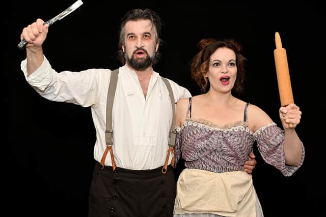 Dark comedy at Rugby Theatre. Picture: Martin Pulley.