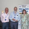 Presenting the long service awards at the Friends AGM.