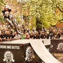 Breath-taking stunts at the show.