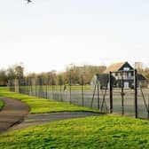 The tennis courts at Victoria Park in Leamington. Picture supplied.