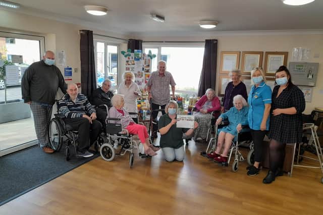Over the last few weeks residents, their families, staff and visitors at Cherry Tree Lodge Care Home have all donated essential items for Warwick District Foodbank.