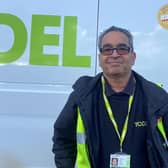 Yodel delivery driver Sarwan Singh from Leamington is celebrating having worked in the business for 40 years.