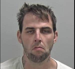 Anthony Rea, 31, stole the items from a small shop in Hillmorton during a string of incidents