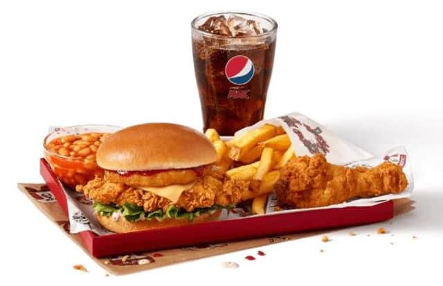 If you’re a fan of both KFC and Christmas dinners then your luck is in, as KFC have combined the two together to make a calorific Christmas dinner box (Photo: KFC)