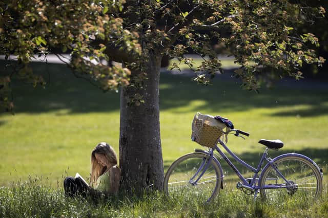 The Met Office is predicting another hot spell this weekend, with the temperature set to soar to 34C in parts of the country (Photo by Dan Kitwood/Getty Images)