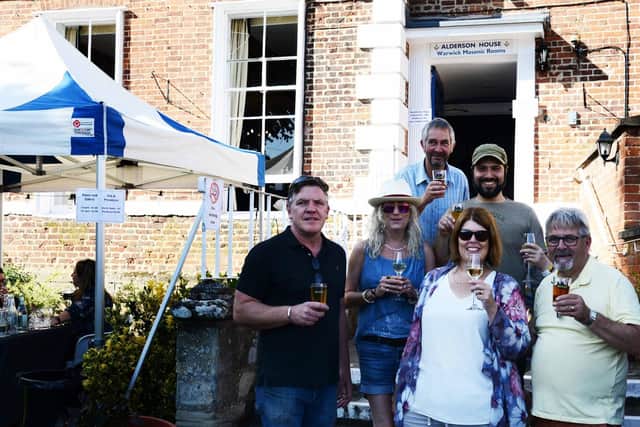 Beerfest at Alderson House in Warwick. Photo by Gill Fletcher