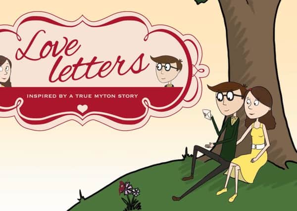 A still from the Love Letters film based on the experience of Myton Hospices' volunteer Maria Smith.