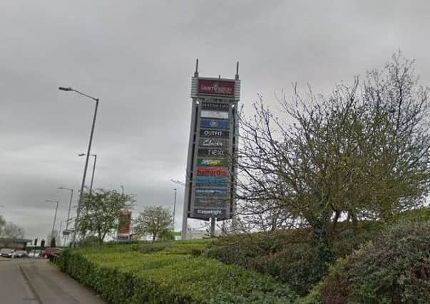 The Leamington Shopping Park. Photo from Google Street View.
