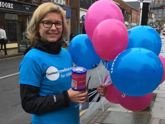 Mel Twigger at a recent street collection in Kenilworth