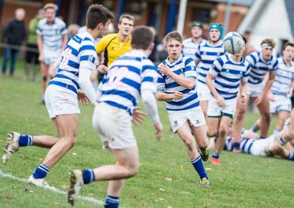 Action from Warwick Schools clash with Canford. Picture submitted