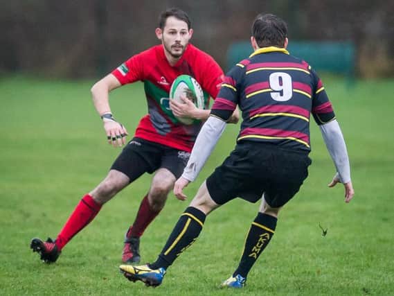 Rugby Welsh and Aldridge in action PICTURES BY MIKE BAKER