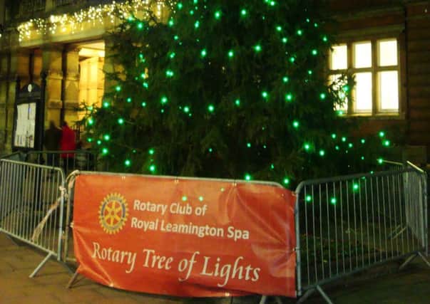 The Tree of Light in Leamington this year.