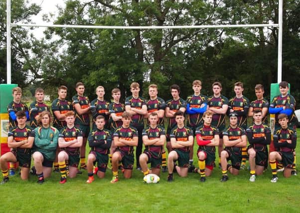 Old Laurentians Under 16s, pictured at the start of the season in September