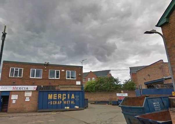 The Mercia Metals site on Wise Street. Photo from Google Street View.