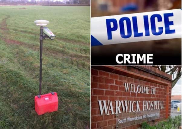 Archeologists has their equipment stolen from their van which was parked at a car park at Warwick Hospital.