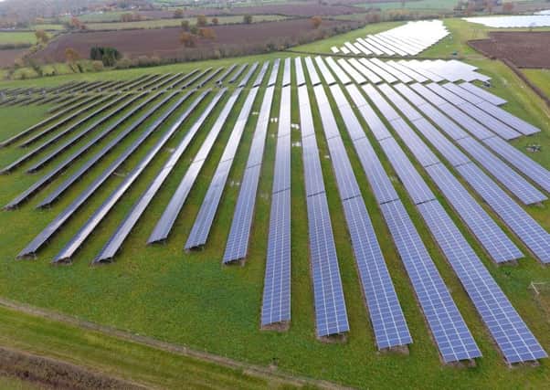 The HECE solar farm in Stratford. Photo by Mongoose Energy.
