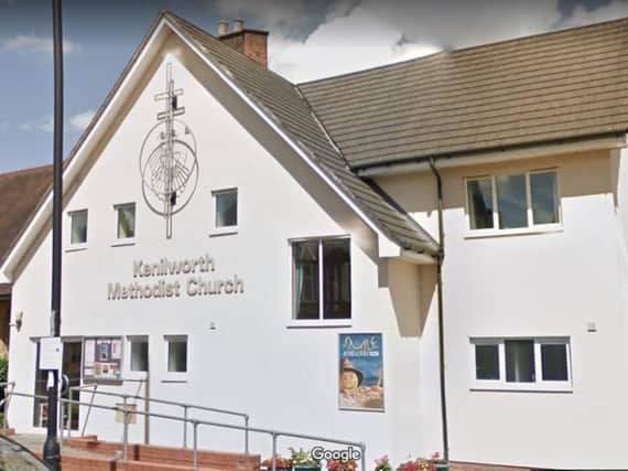 The event will be held at Kenilworth Methodist Church in Priory Road. Copyright: Google Street View