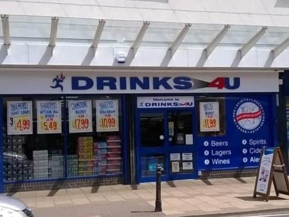 The old Drinks 4 U off licence, which Holland and Barrett will replace.